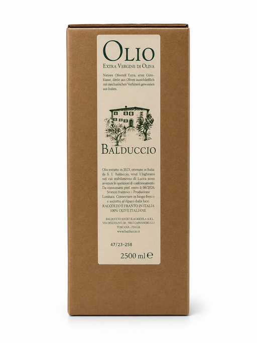 Balduccio – Balduccio Extra Virgine Olive Oil 2.5 L Bag in a Box 2025