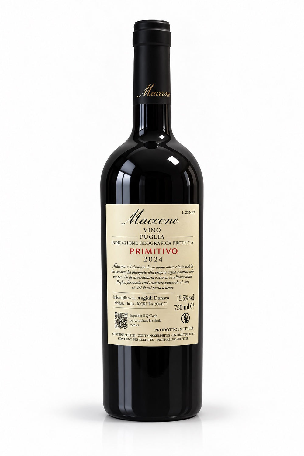Angiuli Donato – Primitivo MACCONE 2024