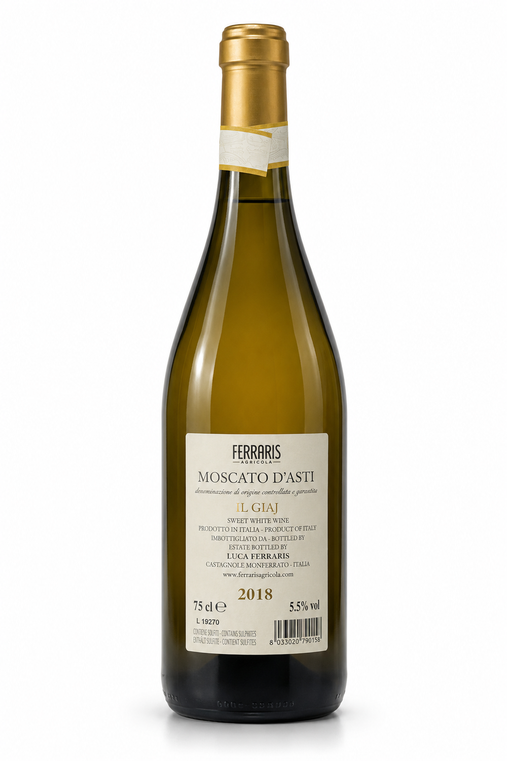 Luca Ferraris – Piemonte Moscato IL GIAJ 2018 TAKE OUT? DISCUSS
