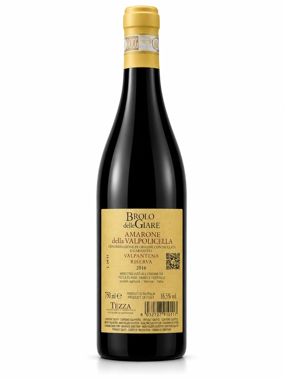 Tezza – Amarone della Valpolicella VALPANTENA Riserva BROLO DELLE GIARE 2016