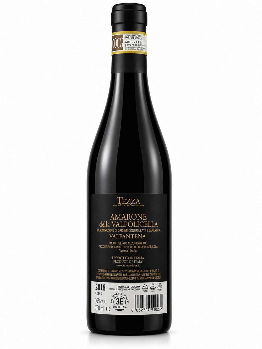 Tezza – Amarone della Valpolicella VALPANTENA 2020