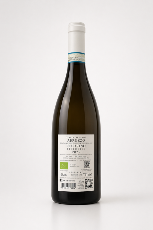 Tenuta Tre Gemme – Pecorino D'Abruzzo 2025
