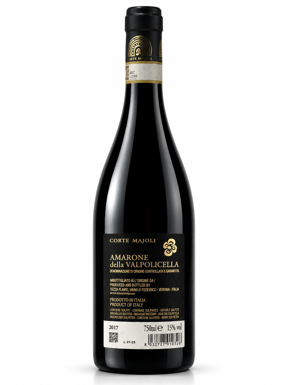 Tezza – Amarone della Valpolicella CORTE MAJOLI 2017 & 2018 - last bottles 30% OFF!